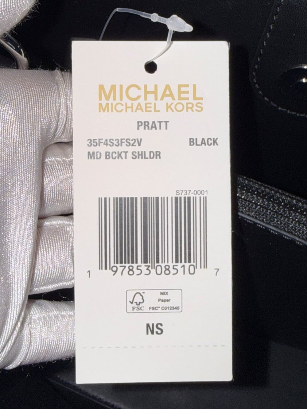 🖤Michael kors Logo-Print Canvas/Metallic Snake Embossed🖤 - Picture 3 of 16